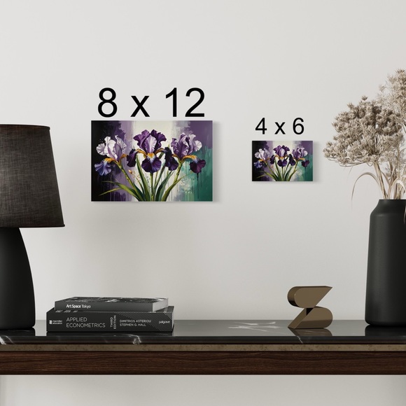 Handmade with Chromaluxe HD gloss metal panel 8 x 12 inches - Picture 2 of 2